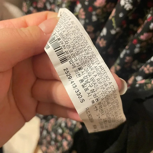 ZARA FLORAL BABYDOLL BOHEMIAN COTTAGE DRESS - Picture 6 of 7